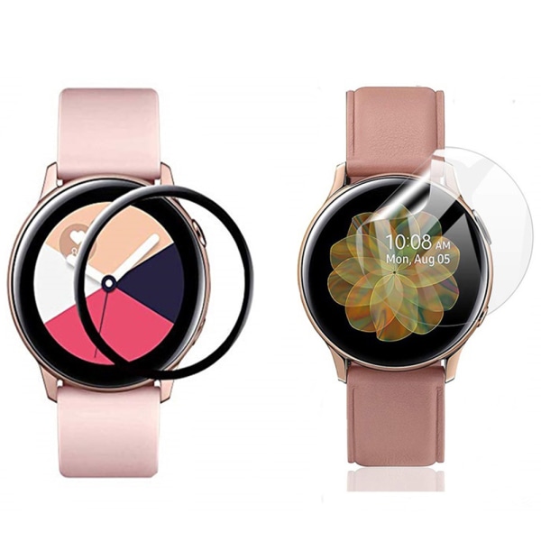 Blødt skærmbeskytter PET 40/44 mm R820/R830 Galaxy Watch Active2 Transparent 40mm