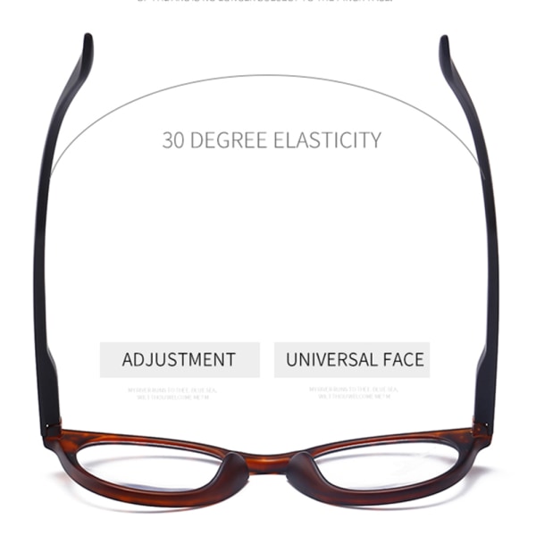 Bekväma läsglasögon med lång livslängd Blå 3.0