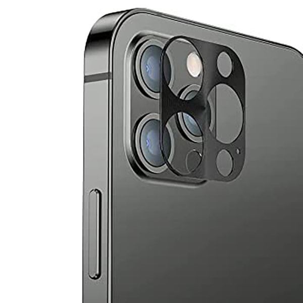 2-PAKK iPhone 14 Pro skjermbeskytter + kameralinsebeskytter 2,5D HD 0,3 mm Transparent