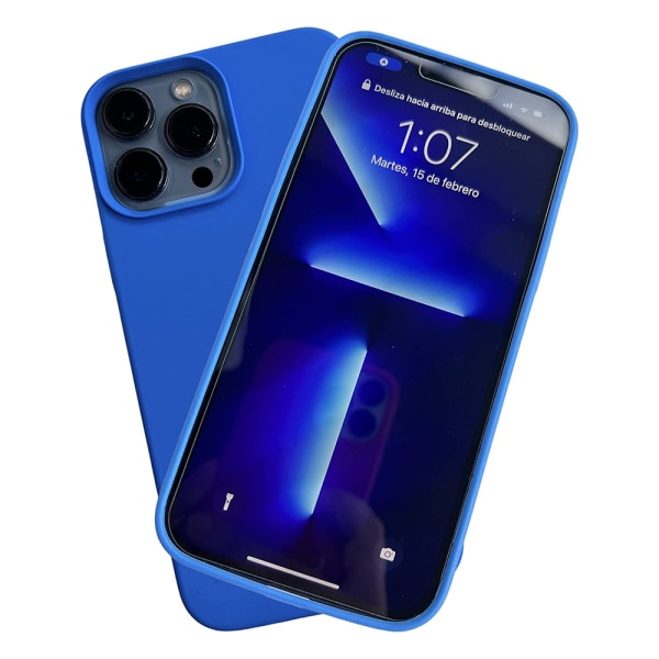 iPhone 12 Pro Max - Elegant Stötdämpande Floveme Skal Mörkblå