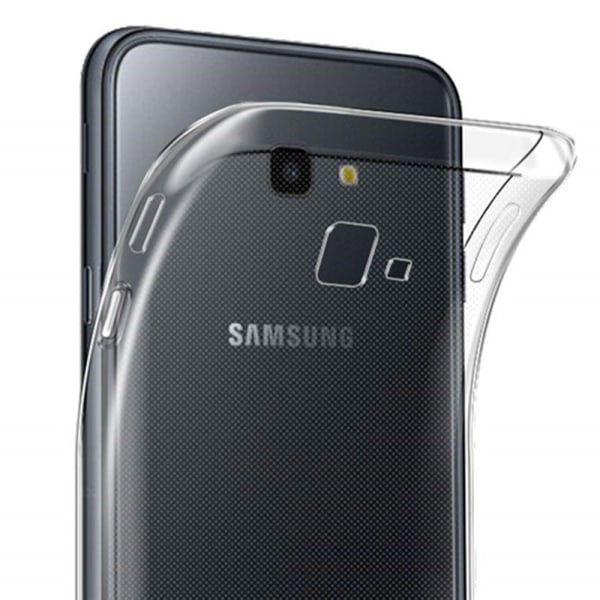 Samsung Galaxy J4+ 2018 - Älykäs suojakuori silikonista FLOVEME Transparent/Genomskinlig