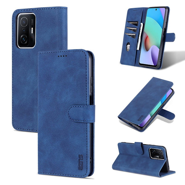Xiaomi 11T Pro - Elegant Praktiskt AZNS Plånboksfodral Brun