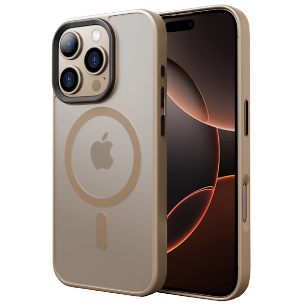 iPhone 16 Pro - Skal med Stötsäker Design & Elegans Grå