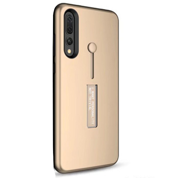 Huawei P20 Pro - Smart Skal med Silikonring Guld