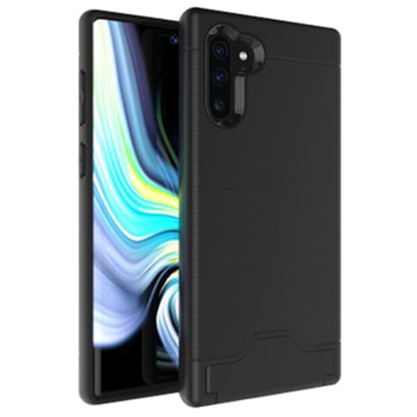 Samsung Galaxy Note10 - Stilrent Skal med Kortfack Grå
