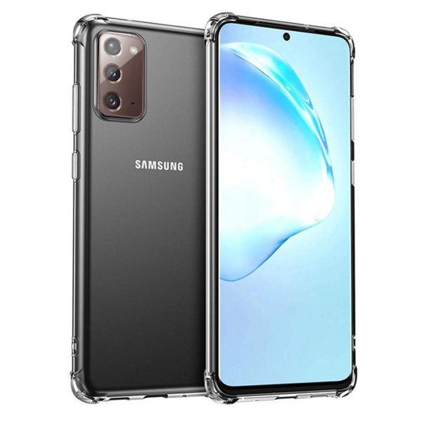 Samsung Galaxy Note 20 - Beskyttende silikondeksel FLOVEME Transparent/Genomskinlig Transparent/Genomskinlig