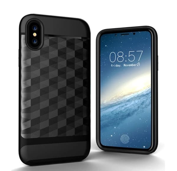 iPhone X/XS - Stilrent beskyttelsescover Grå Grå