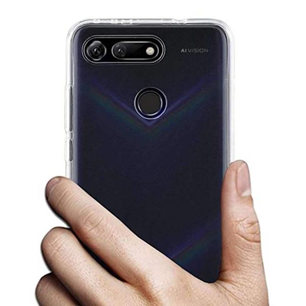 Slittåligt Silikonskal - Huawei Honor View 20 Transparent/Genomskinlig