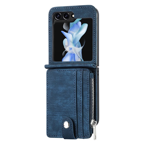 Galaxy Z Flip 5 5G - 2 in 1 Plånboksfodral med kortfack Svart