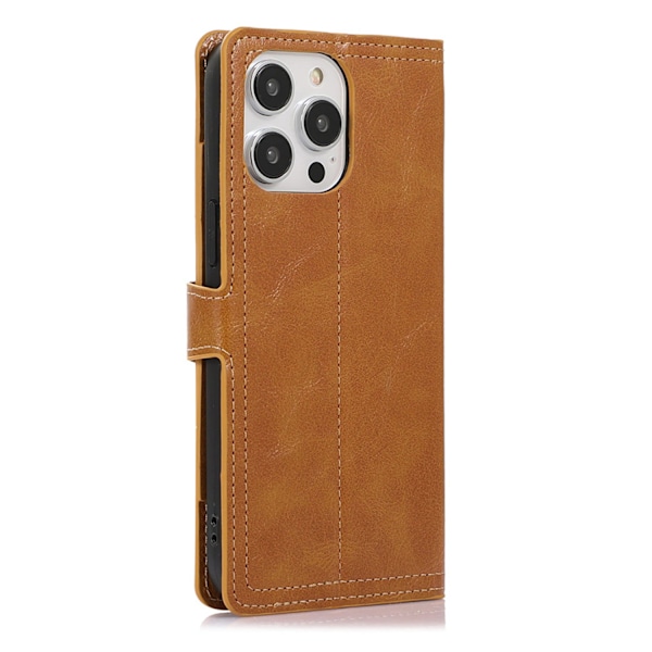 iPhone 14 Pro - Plånboksfodral med Smart Allt-i-Ett Design! Svart