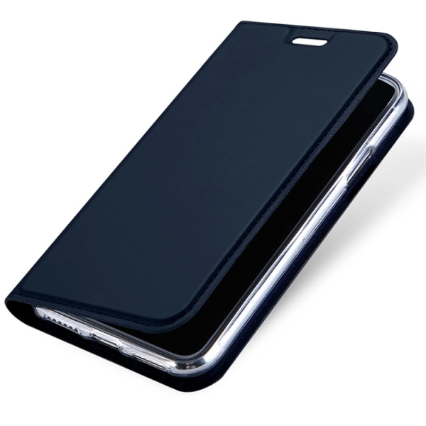 Stilig deksel med kortspor (SKIN Pro SERIES) for iPhone X/XS Guld
