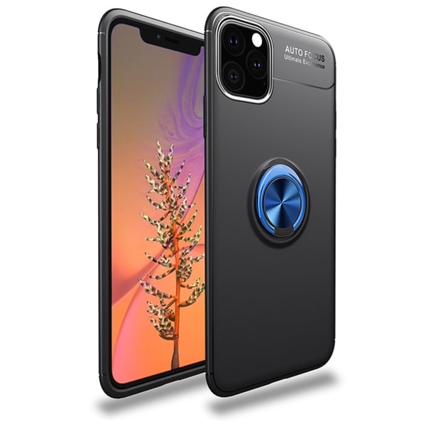 iPhone 11 - Beskyttende stilfuldt cover med ringholder Svart