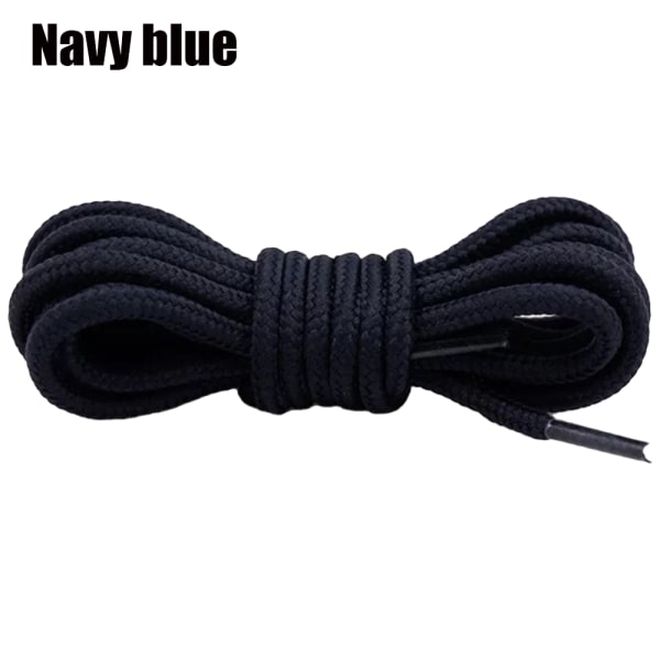 Extra Starka Skosnören i Polyester (Flera färger & längder) Marinblå 1.2M