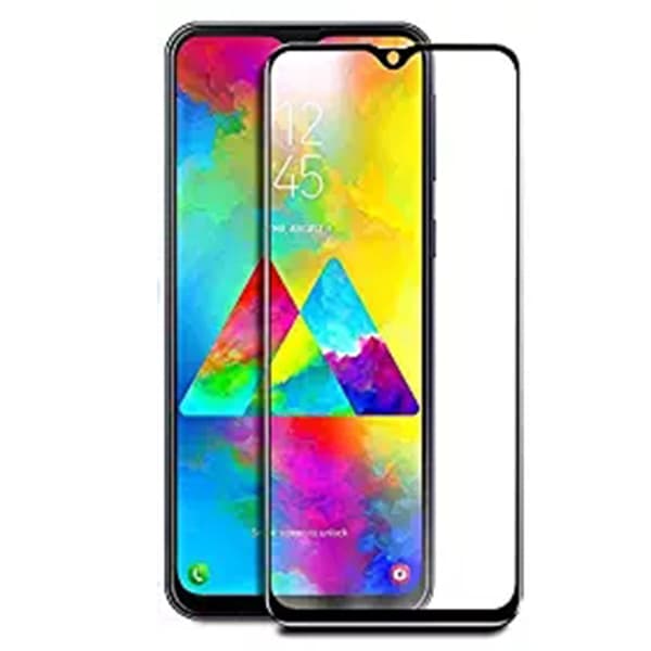 Skärmskydd 2.5D med Ram HD-Clear för Samsung A20e Svart