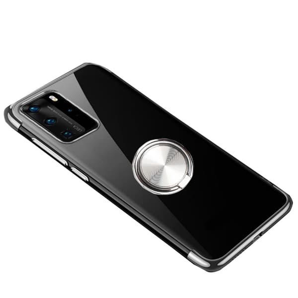 Huawei P40 Pro - Skal med Ringhållare Blå