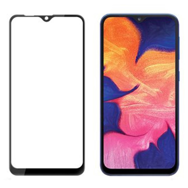 3-PACK Skærmbeskytter 2.5D HD 0.3mm Samsung Galaxy A10 Svart