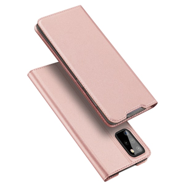 Samsung Galaxy S20 Plus - Praktiskt Smart Plånboksfodral Roséguld
