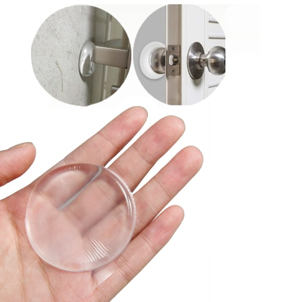 6-Pack Stötdämpande Självhäftande Dörrstopp 40*8mm