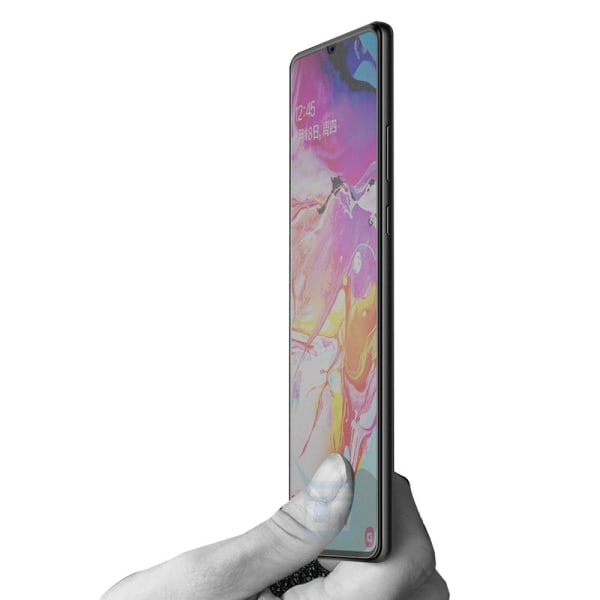 Samsung Galaxy A10 2.5D Anti-Fingerprints Näytönsuoja 0,3mm Transparent/Genomskinlig