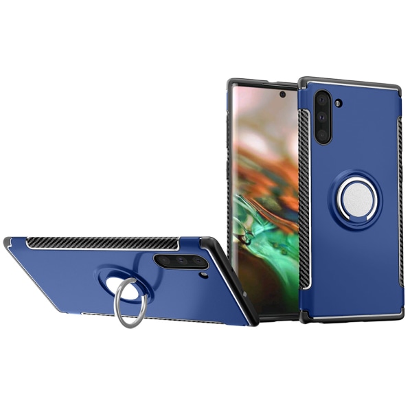 Elegant Smart Skal Ringhållare - Samsung Galaxy Note10 Grå Grå