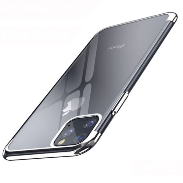 Elegant Smart Silikonskal - iPhone 11 Pro Max Silver