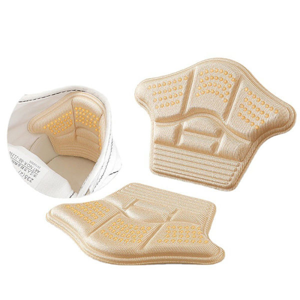 Mukavat ja suojaavat kantapäälliset kengänpohjalliset Beige 5MM