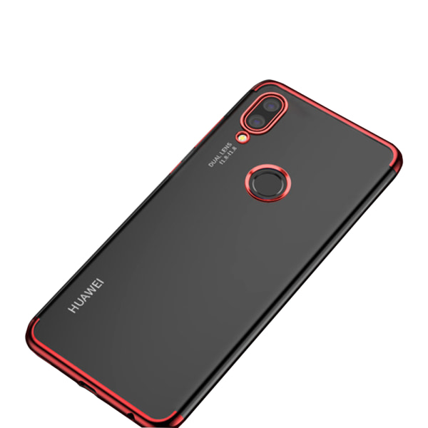 Huawei P20 Lite - Beskyttende silikondeksel Röd Röd