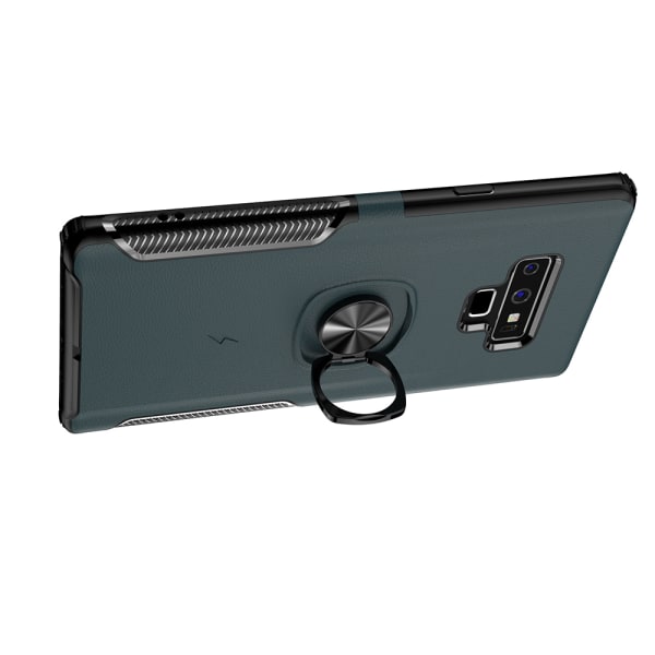 Smart Skal med Ringhållare från LEMAN - Samsung Galaxy Note 9 Roséguld