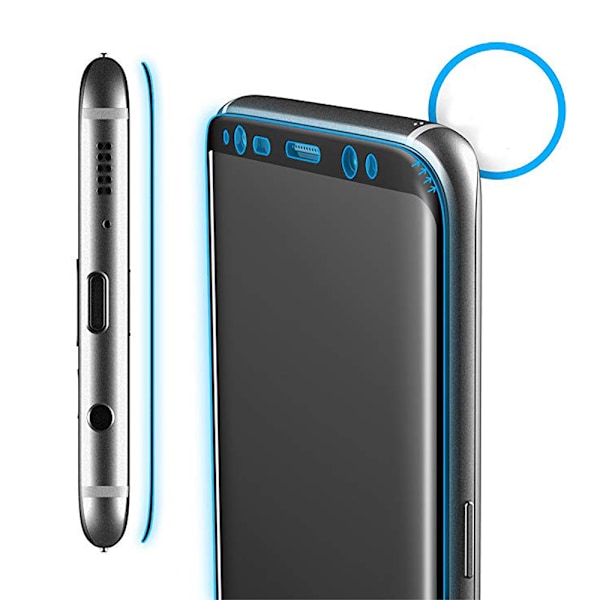 2-PACK MyGuard 3D-Skärmskydd till Samsung Galaxy S9+ Blå