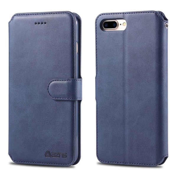 iPhone 7 Plus - Professionelt Yazunshi Wallet Cover Svart