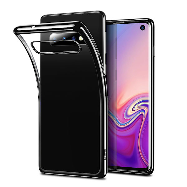 Effektfullt Skyddsskal av mjuk Silikon till Samsung Galaxy S10 Röd