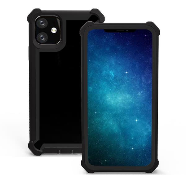 iPhone 11 - Elegant Smart Skal ROSA/VIT ROSA/VIT
