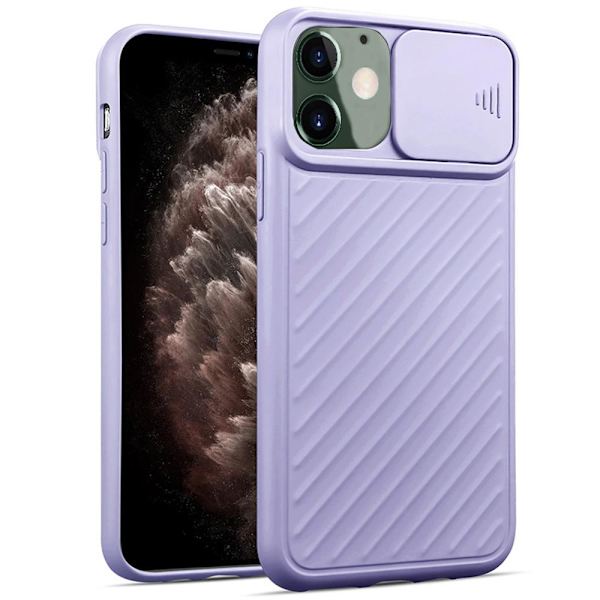 iPhone 12 - Praktiskt Skyddande Skal med Kamera Skydd Röd