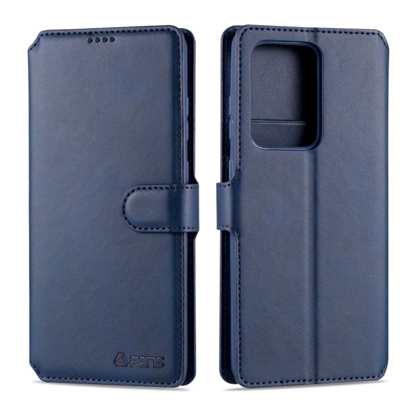 Käytännöllinen lompakkokotelo YAZUNSHI - Samsung Galaxy A71 Blå