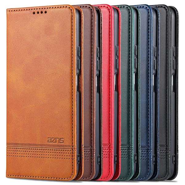 Xiaomi Mi 11i - Stilsäkert Smidigt Plånboksfodral AZNS Brun