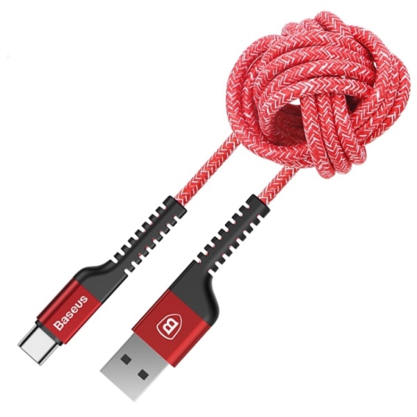 USB Kabel Brottfri Höghastighets (Type-C) från BASEUS Röd
