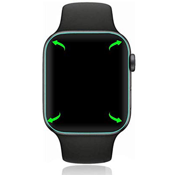Mjukt Skärmskydd Apple Watch Series 2/3 38/42mm Genomskinlig 38mm