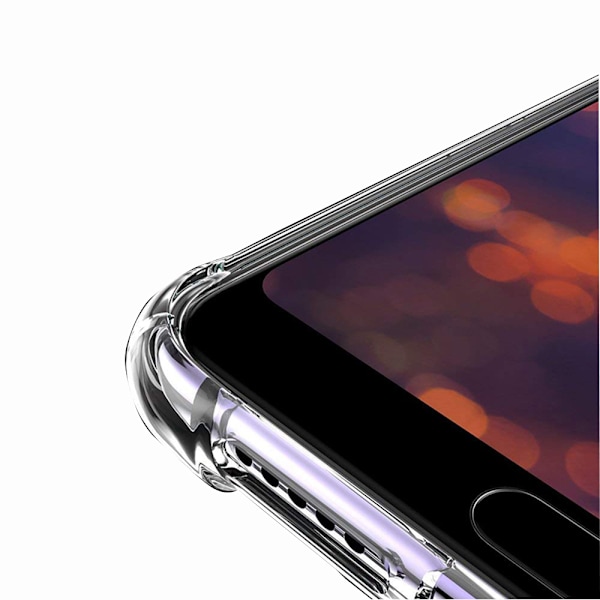 Stilsäkert Silikonskal med airbagfunktion till Mate 20 Pro Transparent