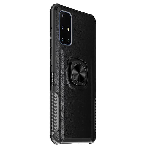 Skyddsskal med Ringhållare - Samsung Galaxy A51 Mörkblå Mörkblå