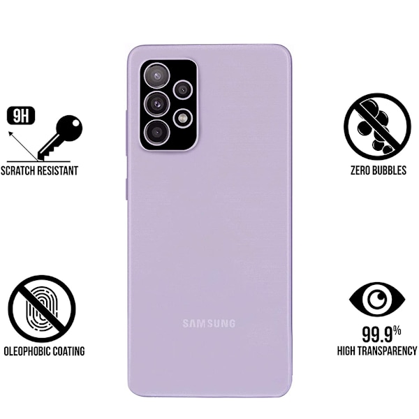 Samsung Galaxy A23 5G 2.5D Premium Kameralinsskydd (3-pack) Transparent