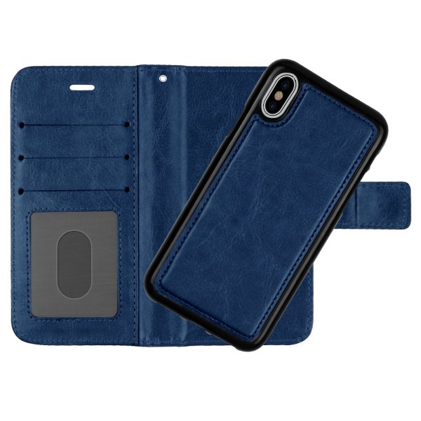 iPhone X/XS – tyylikäs lompakkokotelo (Jensen) Brun