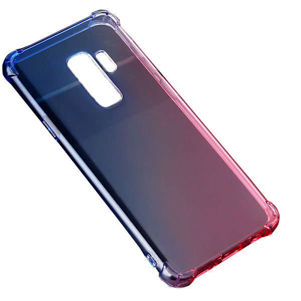 Samsung Galaxy S9 - Genomtänkt Air-Bag Silikonskal (Floveme) Rosa/Lila