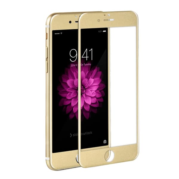 5-PACK HuTechs Carbon-Skärmskydd - iPhone 7 Plus Guld