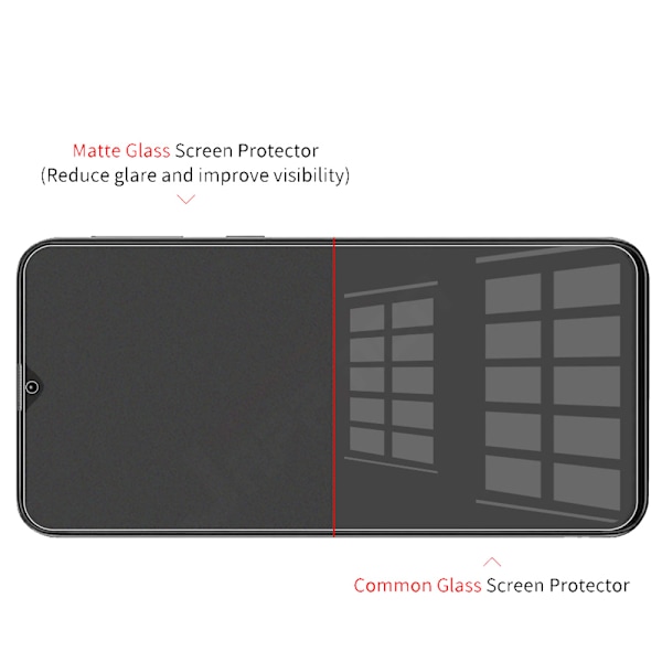 A71 Anti-Fingerprints 3-PACK Skärmskydd 9H 0,3mm Transparent/Genomskinlig