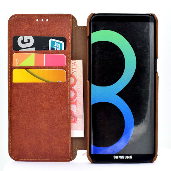 Samsung Galaxy S8Plus (Class-Y) Plånboksfodral Svart