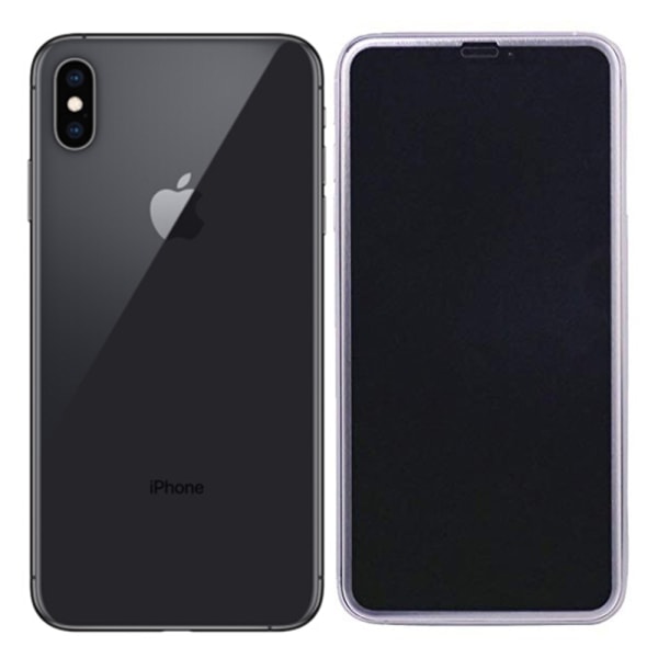 iPhone XS Max ProGuard Skärmskydd 3D Aluminiumram (ORIGINAL) Röd