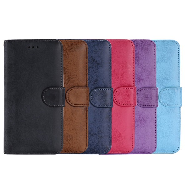 iPhone 7 Plus - Etui med Smartfunktion (LEMAN) Rosa