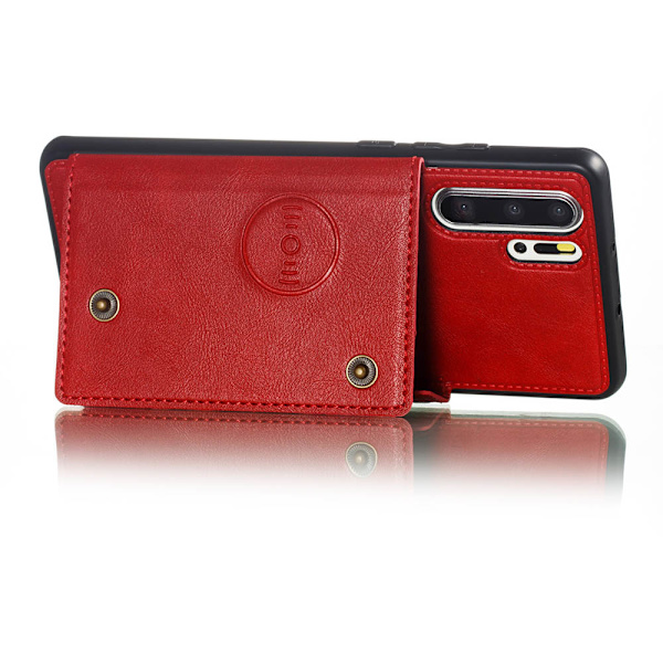Etui med kortholder - Huawei P30 Pro Grå