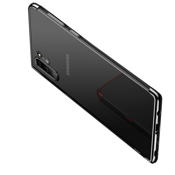Samsung Galaxy Note10+ – iskuja vaimentava silikonikotelo (FLOVEME) Svart