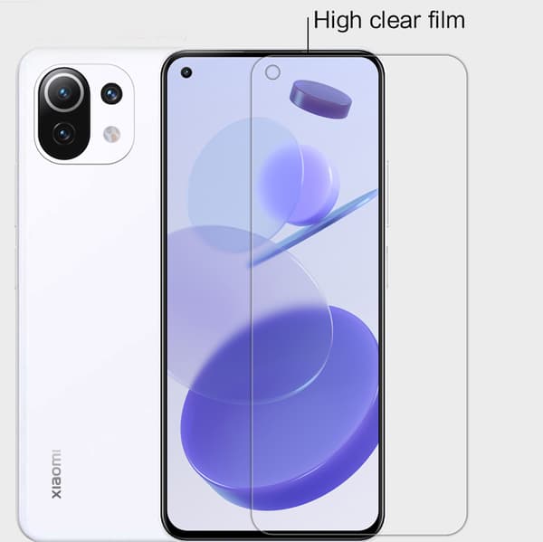 Xiaomi Mi 11 Soft Näytönsuoja PET 0.3mm Transparent